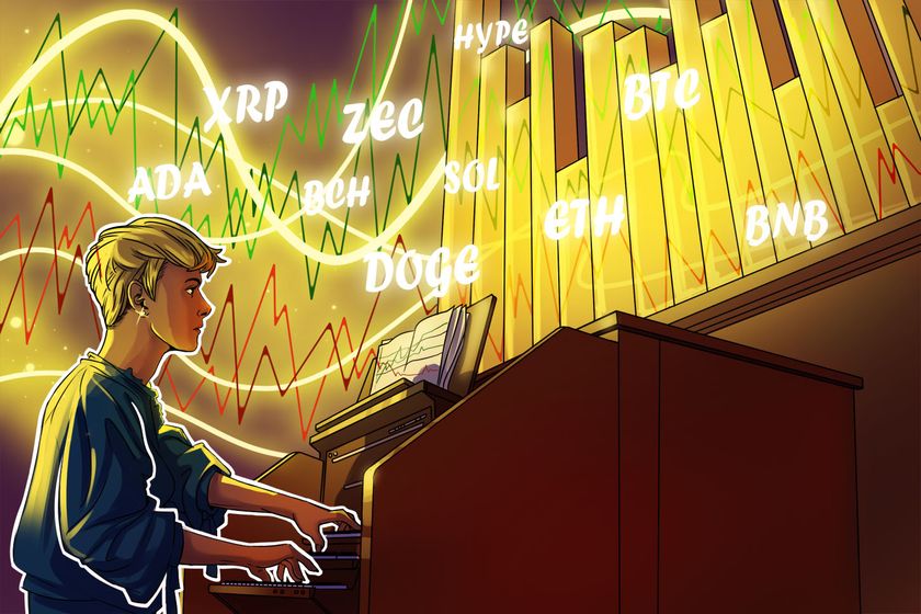 Price predictions 5/8: BTC, ETH, BNB, XRP, SOL, DOGE, HYPE, ADA, ZEC, BCH