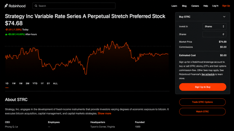 Polymarket Traders Wager on Strategy’s STRC Reclaiming Par as Critics Call It a ‘Junk Bond’