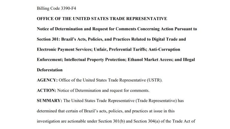 US Targets Brazil’s Pix: Trade Report Claims Instant Payment System Restricts American Commerce