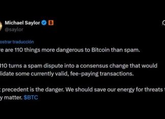 ‘110 Things More Dangerous’: Michael Saylor Slams Bitcoin’s Controversial Anti-Spam Fork