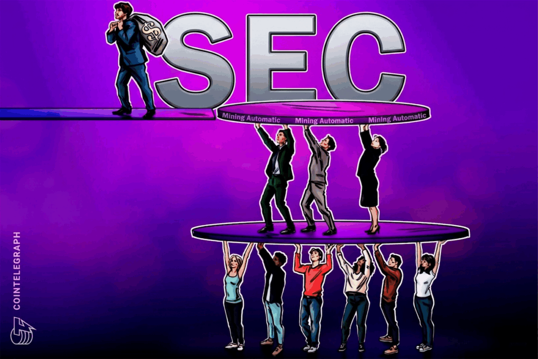 SEC sues Mining Automatic and founder over alleged $22M crypto mining scheme