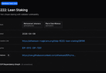 Institutional Ethereum Stakers Weigh Speed and Privacy Trade-off Under EIP-8222