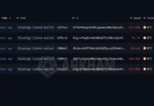 Lookonchain: Strategy-Linked Wallet Moves 1,030 BTC as Fourth Sale Looms