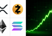 ZEC, SOL, and XRP Rally as Ethereum Breaches $2,000
