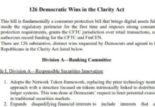 Final CLARITY Act Packs 126 Changes Requested by Senate Democrats