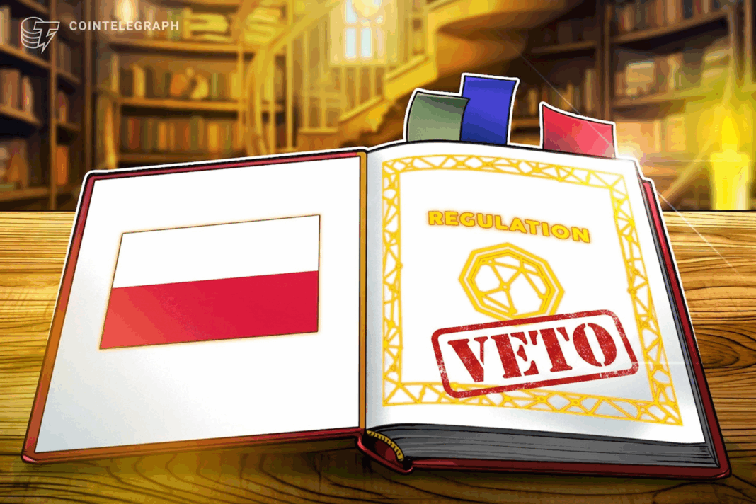 Poland upholds crypto bill veto as Zondacrypto scandal widens