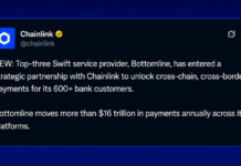 SWIFT Services Provider Taps Chainlink to Bring 600 Banks Onchain