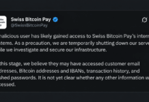 Swiss Bitcoin Pay Just Went Dark After a Mysterious Intruder