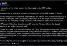 XRP Ledger Broke Its Transaction Record, and 20 Wallets Did Most of It