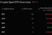 Bitcoin, Ether Prices Hit by ETF Selling as 2-Day Outflows Near $1 Billion