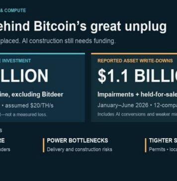 Bitcoin’s Great Unplug: $1.5 Billion in Hardware Behind the AI Pivot