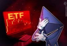 Ether ETF outflows continue, pass $1B in October so far