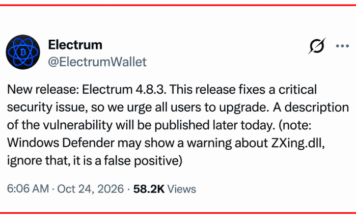 Electrum Wallet Attack Hid Bitcoin Theft Behind a Fee Increase