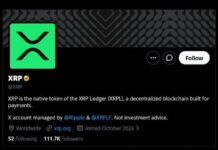 XRP Finally Got Its Own X Account and 111K People Showed up Overnight
